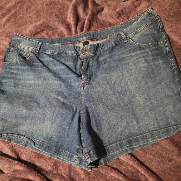 Lane Bryant Denim Shorts - Picture 1 of 3